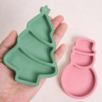 Locun Sectioned Christmas Trinket Tray Silicone Mold