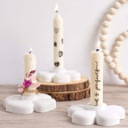 3Pcs Petal Candle Holder Silicone Mold Set.