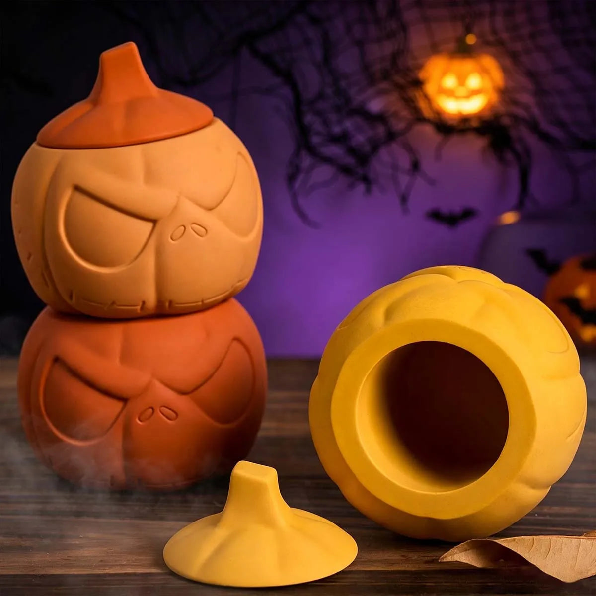 Tacen Furrow Pumpkin Jar Silicone Mold