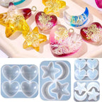 Cariva Dome Moon Star Heart Silicone Mold