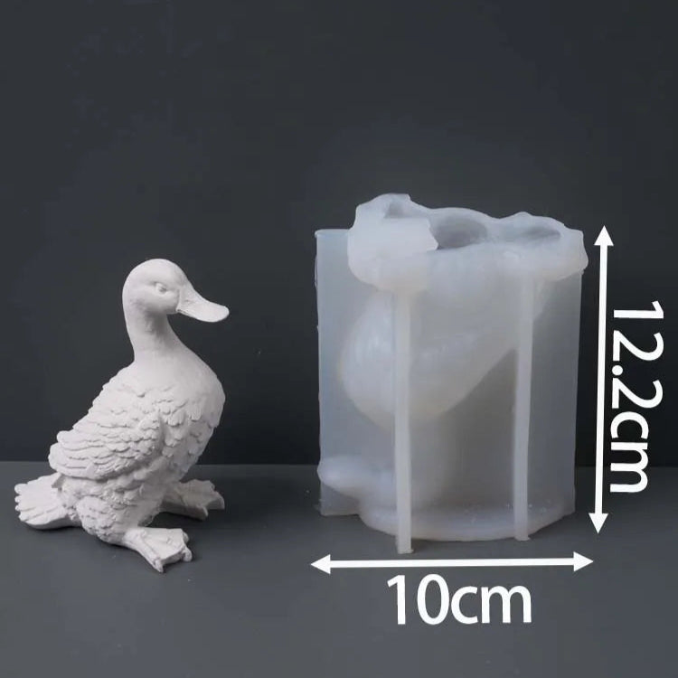 3D Duck Ornaments Silicone Mold.