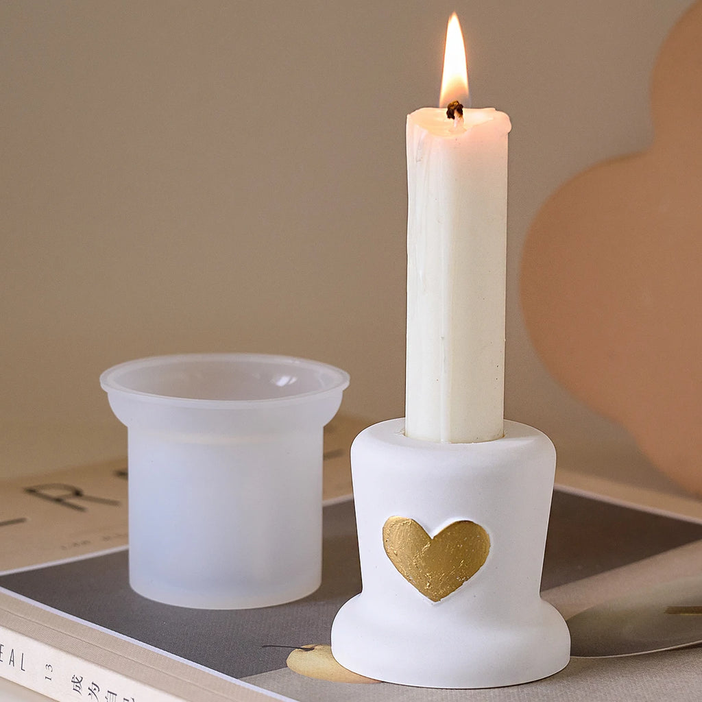 Love Candle Holder Silicone Mold