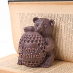 Relief Bear Silicone Candle Mold