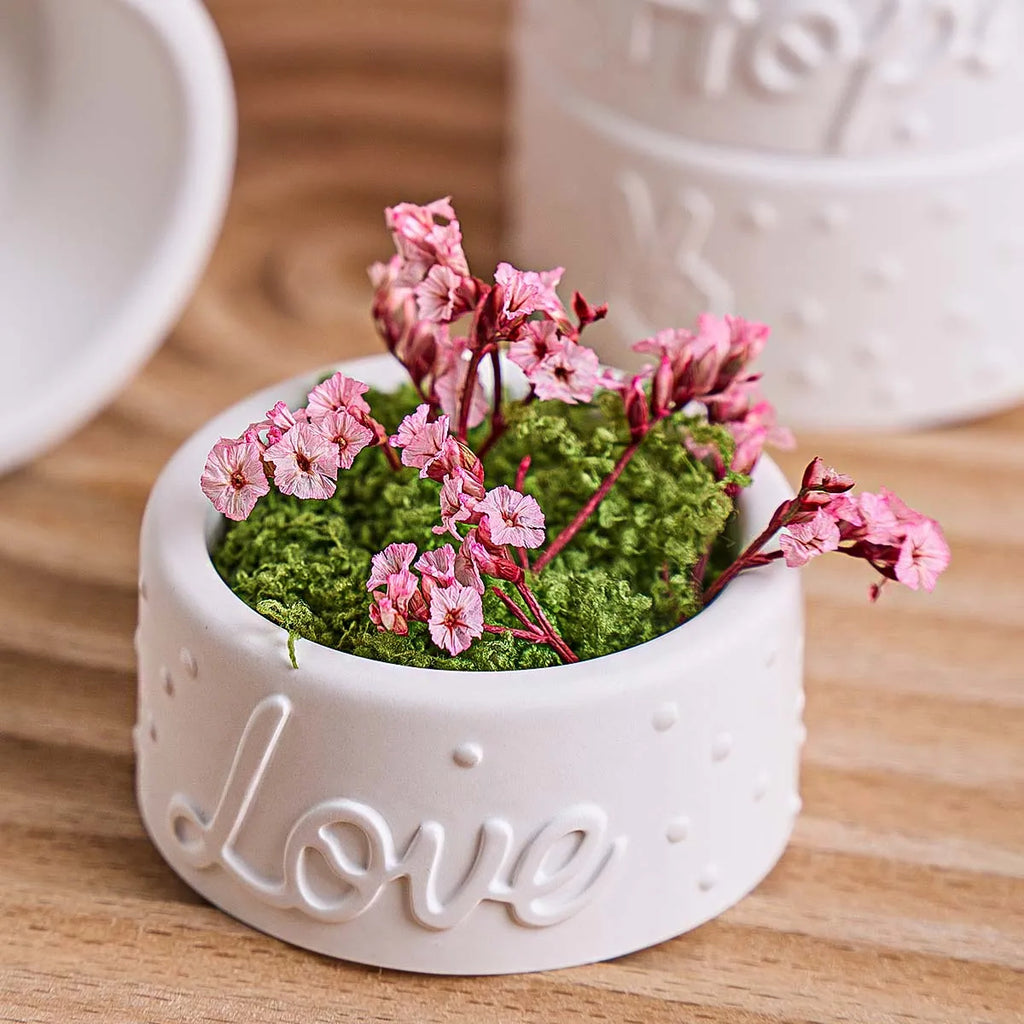 Affirmation Candle Cup Silicone Mold – 4-Cavity Embossed Design