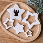 Star Ornament Silicone Mold for Christmas Tree Decorations