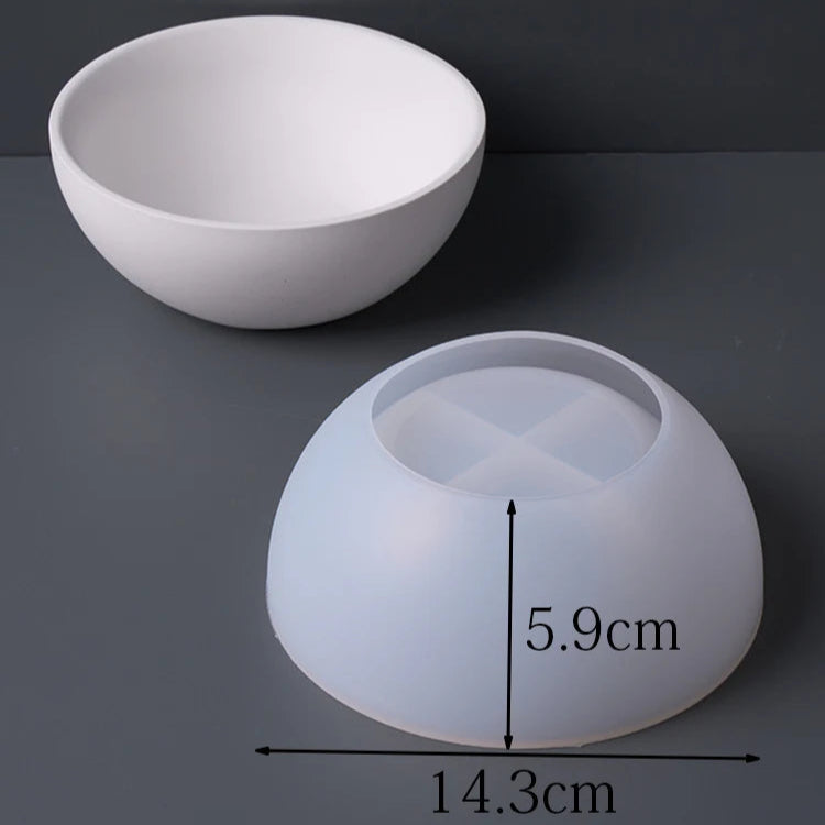 Round Bowl Shape Silicone Mold