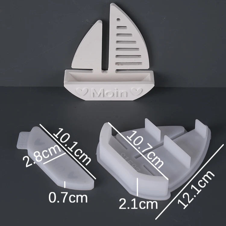 Sailboat Ornaments Silicone Molds Set