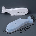 3D Love Whale Silicone Mold.
