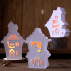 Ghostly House Ornament Silicone Mold