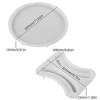 Lunara Round Tray Mold Set Large