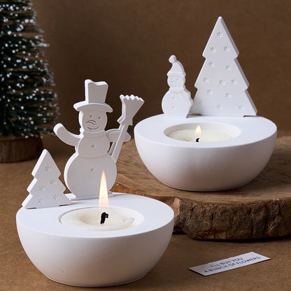 Angel Prayer Candle Holder Silicone Mold Set