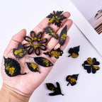 Flower Leaves Resin Earring Molds