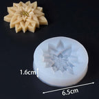 Poinsettia Flower Silicone Mold for Candles