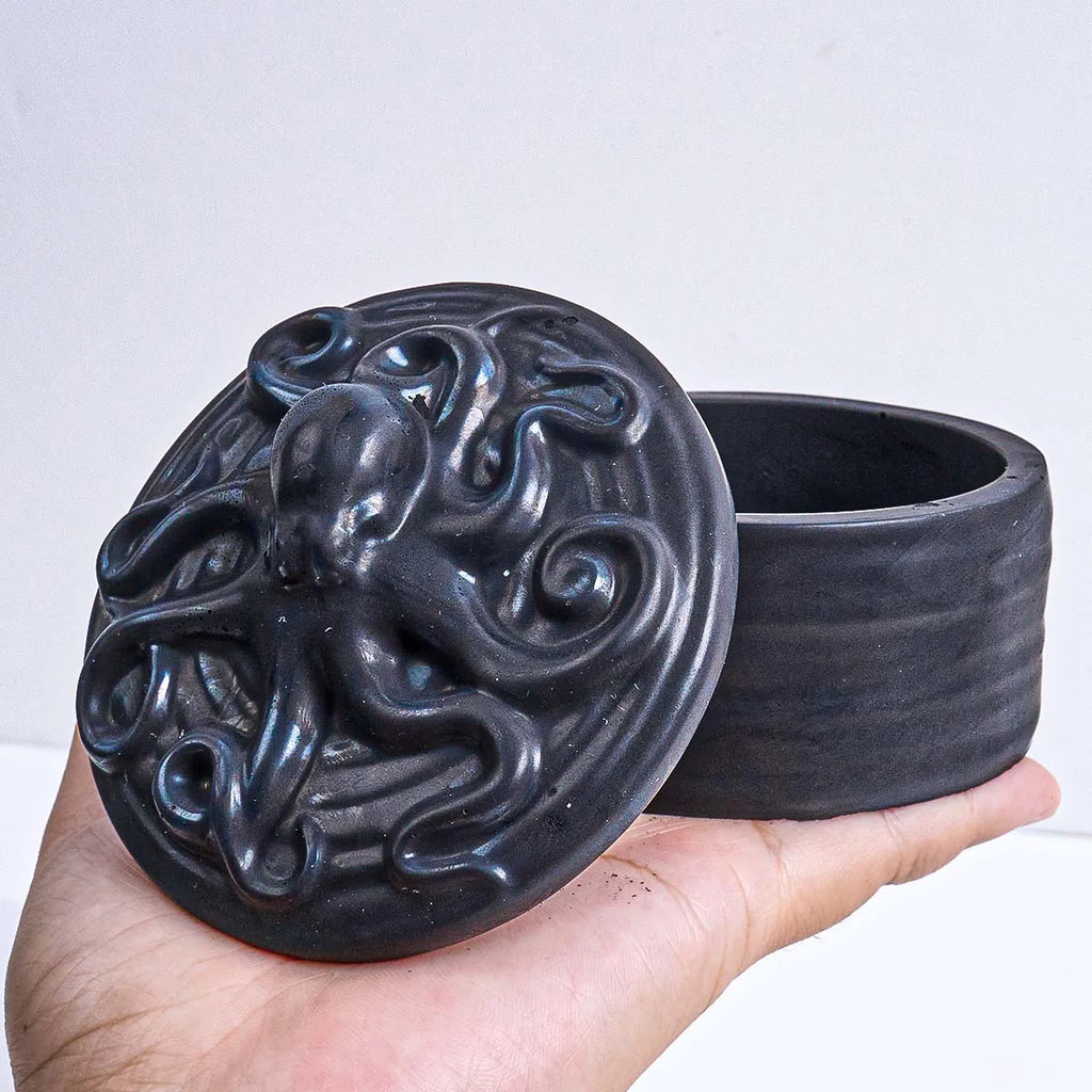 Octopus Lid Storage Jar Silicone Mold