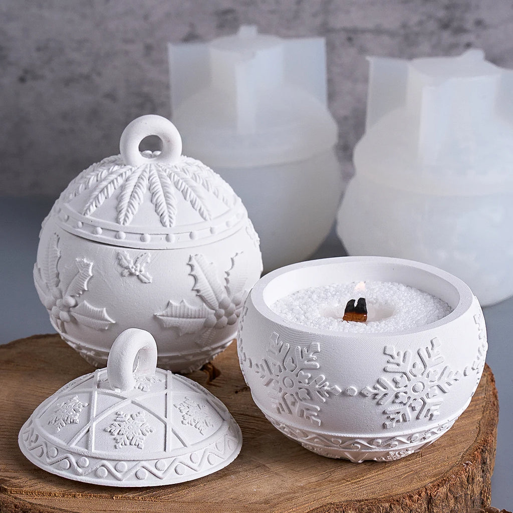 Christmas Ornament Box Silicone Mold