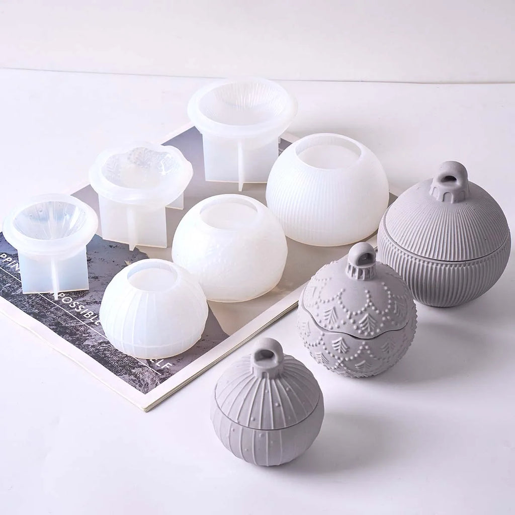 Tholan Loop Ornament Jar Silicone Mold