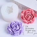 Peony Bloom Candle Mold