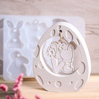 Easter Egg Bunny Pendant Silicone Mold Set