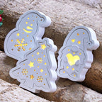 Christmas Hollow Silhouette Lamp Silicone Mold