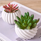 Twisted Ribbed Round Candle Jar Mold with Lid