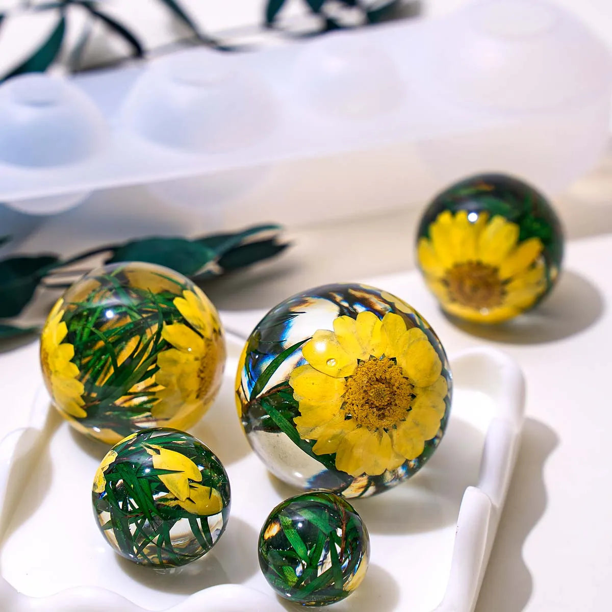Orbis 5-Cavity Sphere Silicone Mold
