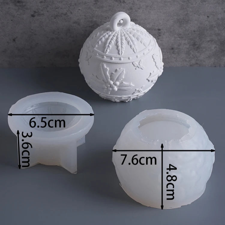 Christmas Ornament Box Silicone Mold