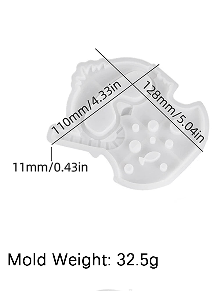 3D Cute Birds Silhouette Lamp Mold.