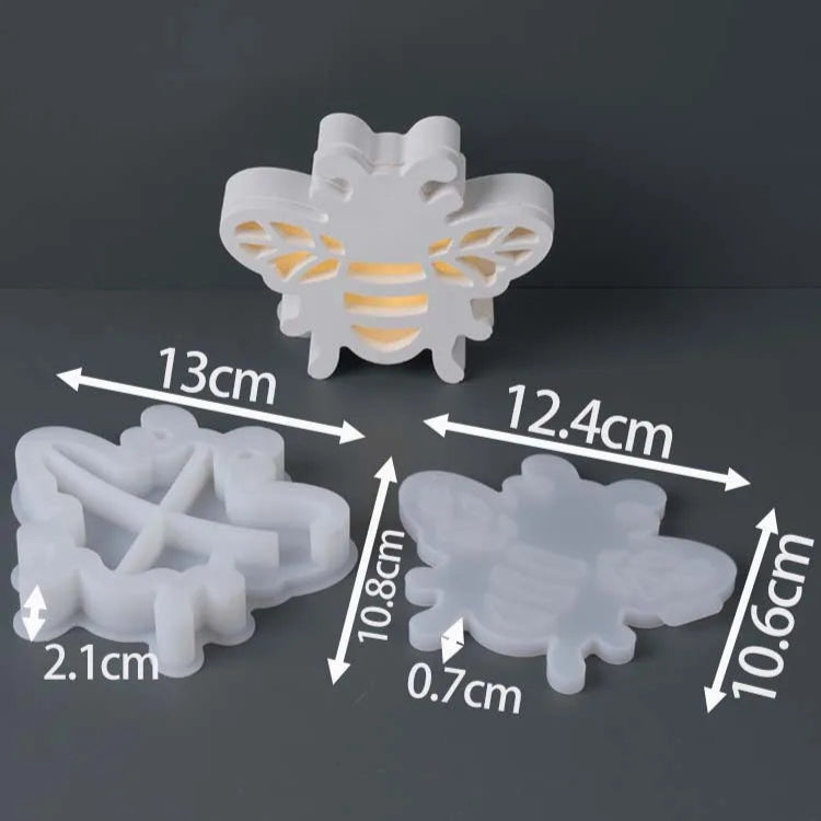 Bee Silhouette Lamp Silicone Mold