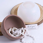 Santa Claus Relief Silicone Bowl Mold