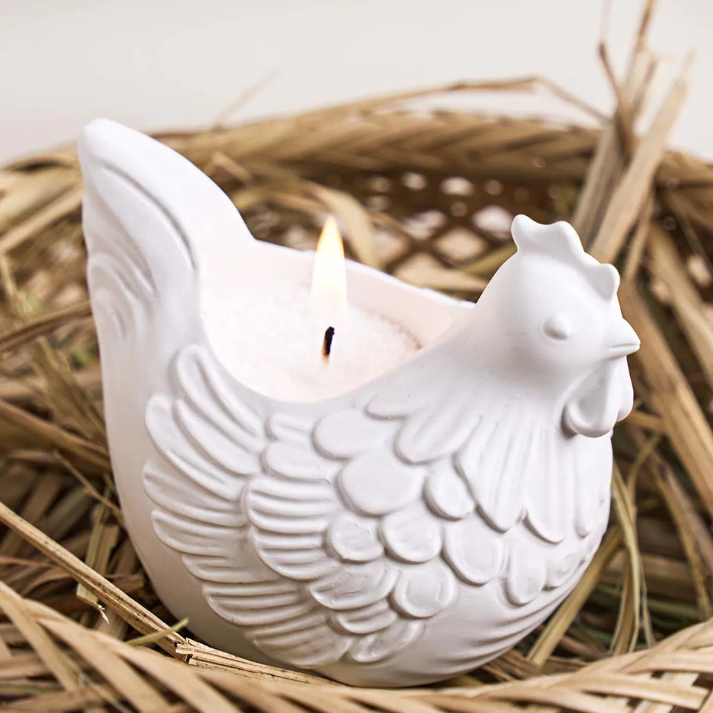 3D Hen Candle Holder and Decorative Vessel Silicone Mold