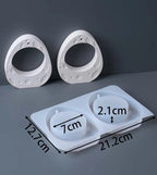 Easter Egg Bunny Pendant Silicone Mold Set