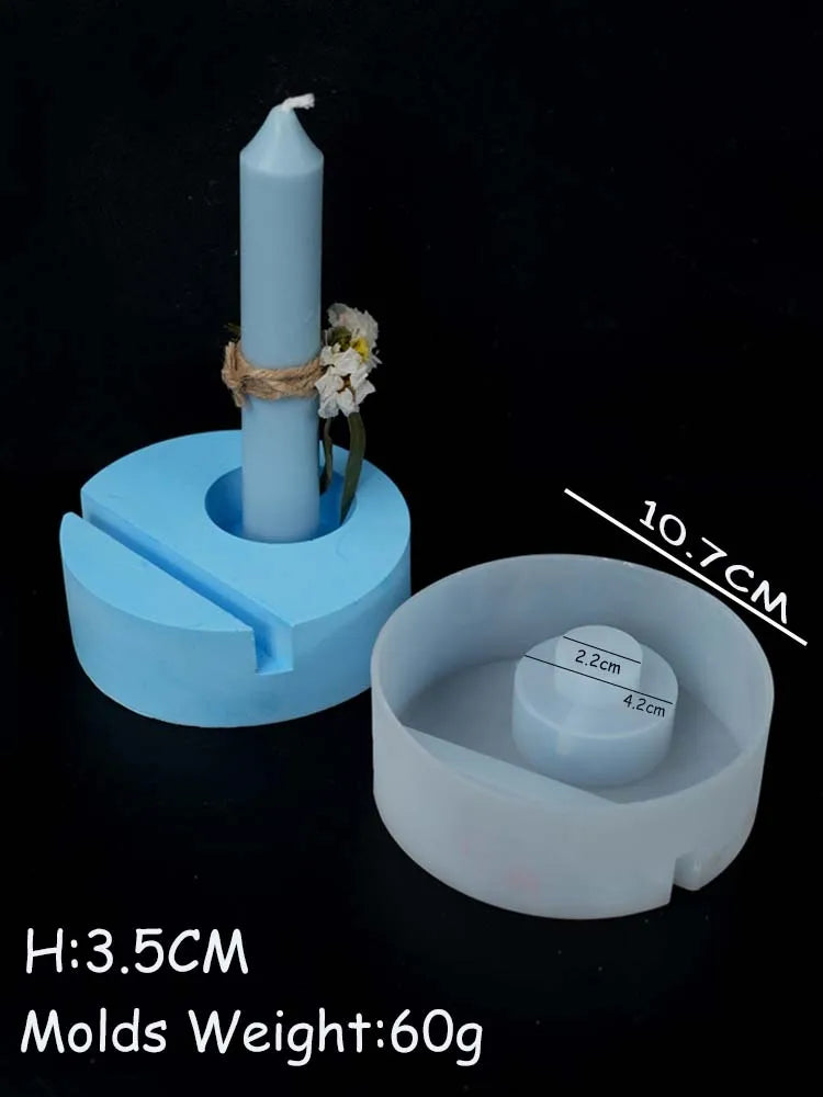 Luvret Fretwork Christmas Tree Candle Holder Silicone Mold Set