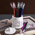 Palace House Storage Jar Silicone Mold with Lid