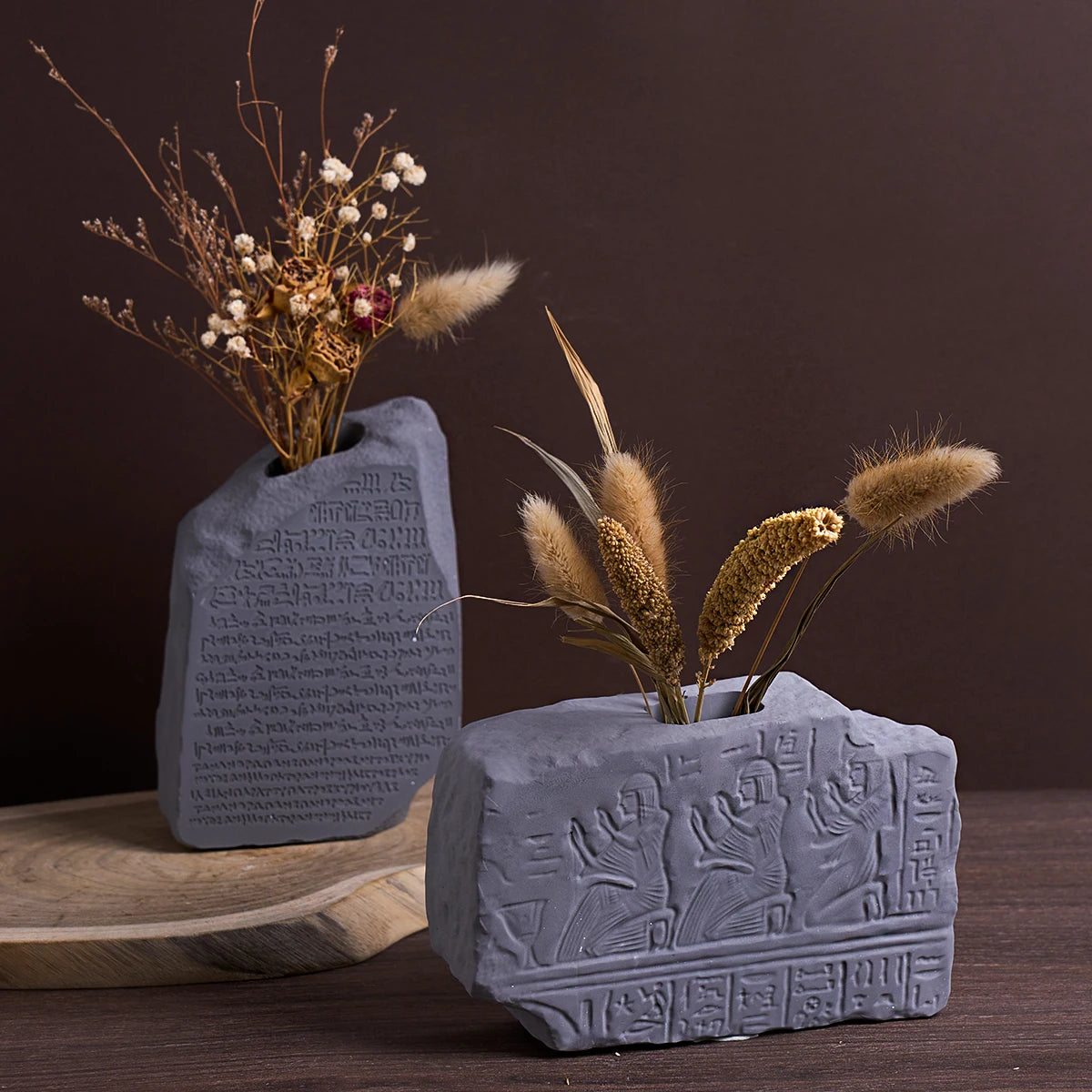 Rosetta Stone Silicone Vase Mold