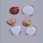 3Pcs Christmas Hanging Ornament Silicone Mold Set