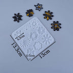 Flower Leaves Resin Earring Molds Flower