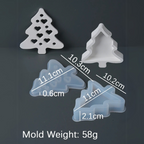 Christmas Tree Silhouette Lamp Silicone Mold.