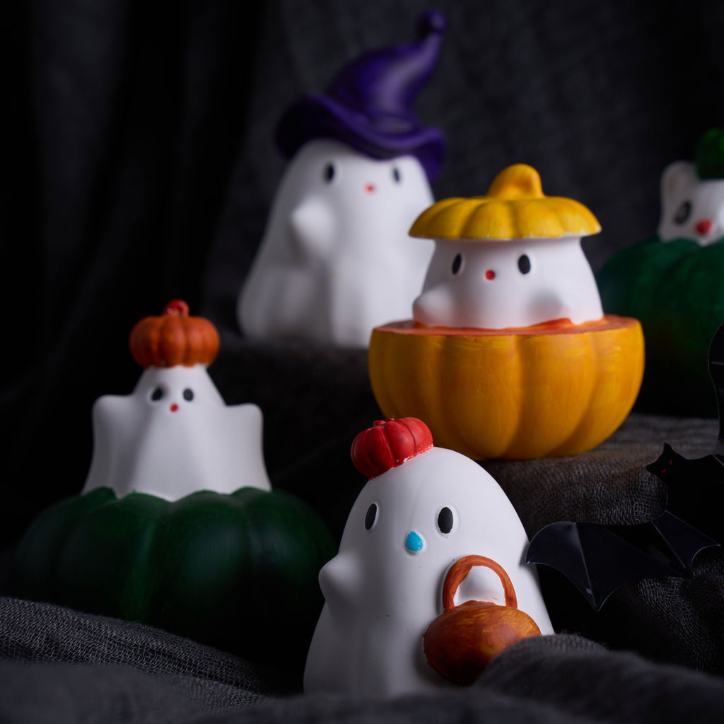 5Pcs Cute Pumpkin Ghost silicone Molds Set