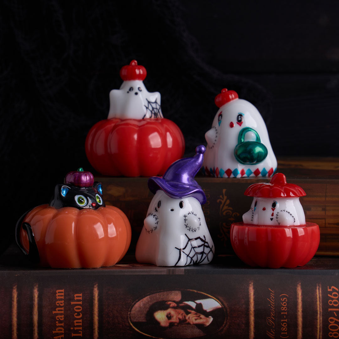 5Pcs Cute Pumpkin Ghost silicone Molds Set