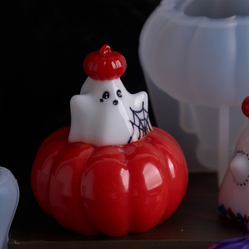 5Pcs Cute Pumpkin Ghost silicone Molds Set
