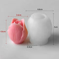 3D Tulip Silicone Candle Molds
