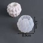 Rotating Raindrops Silicone Vase Mold