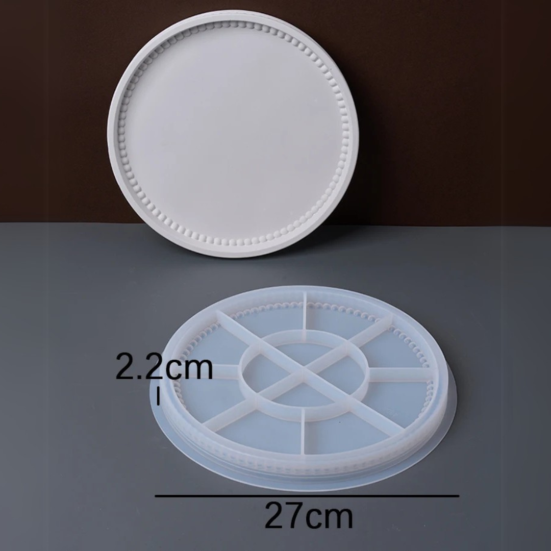 Round Bubble Bead Tray Silicone Mold.