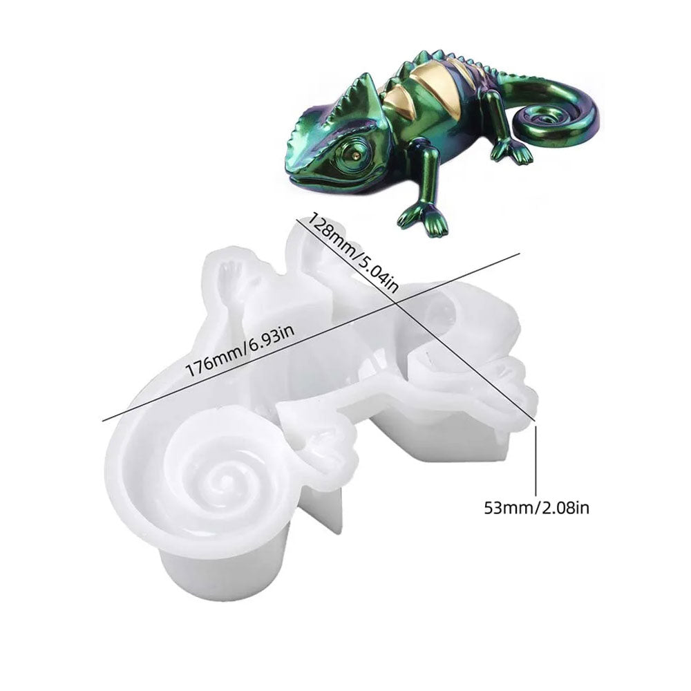 Chameleon Silicone Mold for Resin Casting