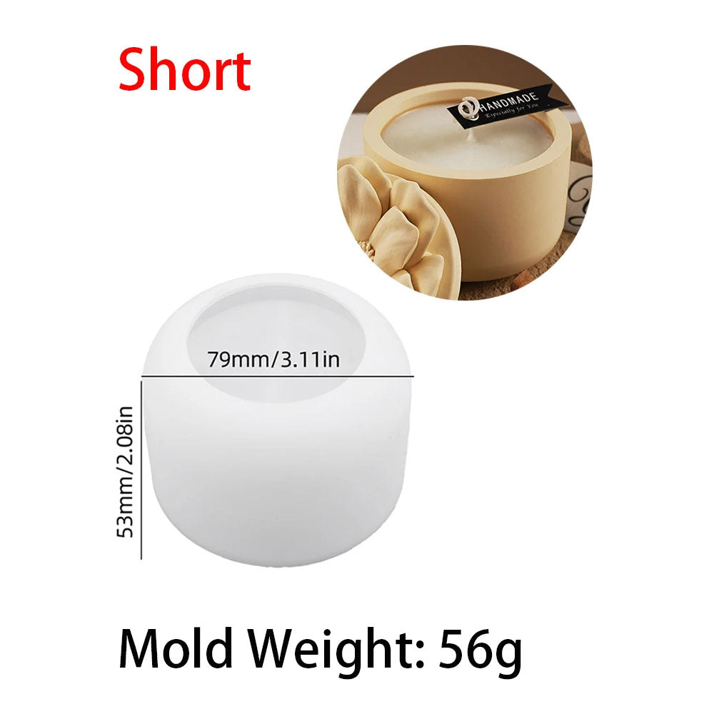 Floral Candle Cup Silicone Mold