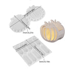 Halloween Pumpkin Silhouette Silicone Mold Set