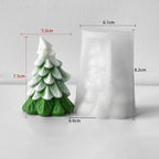 3D Christmas Tree Silicone Candle Mold