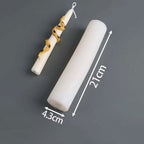 Twisted Snake Silicone Candle Mold