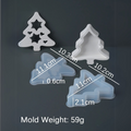 Christmas Tree Silhouette Lamp Silicone Mold Snowflake Set