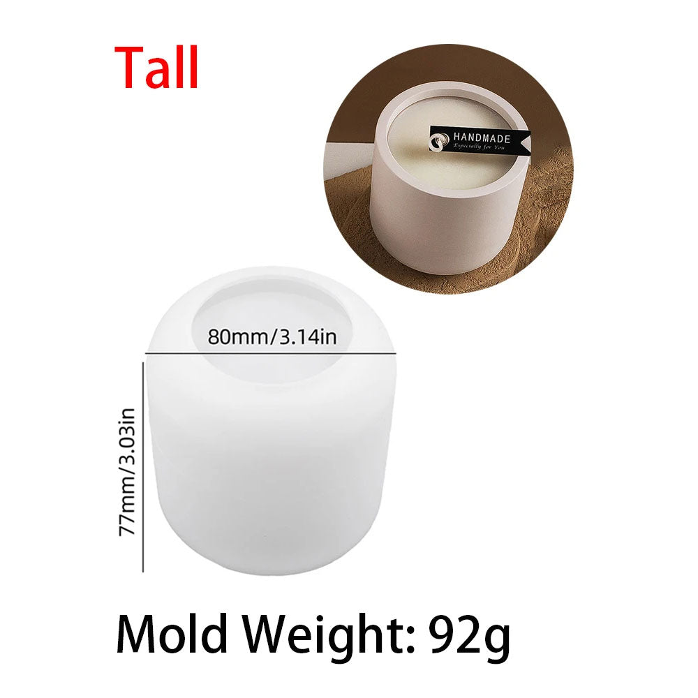 Floral Candle Cup Silicone Mold